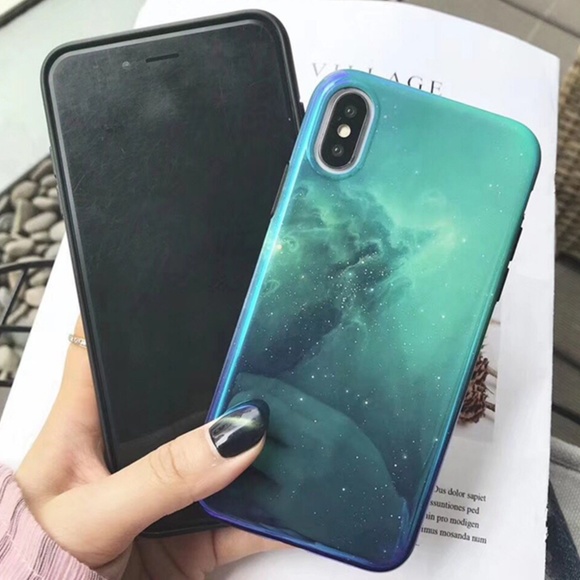 *NEW iPhone XS/X Glossy Galaxy Star Case - Picture 3 of 6
